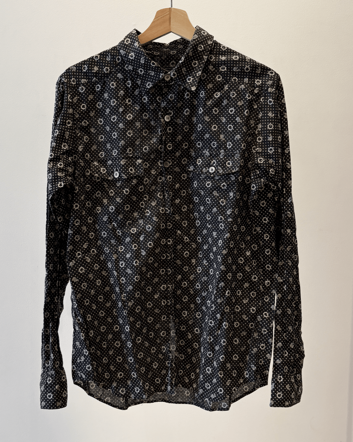 Black Paisley Shirt