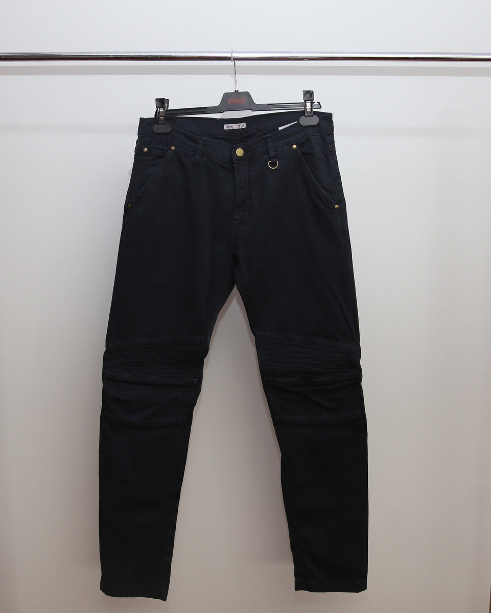 MICHAEL BASTIAN SS15 COTTON BIKER TROUSERS 50