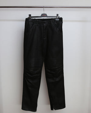 HELMUT LANG AW99/00 WAXED BIKER DENIM 46