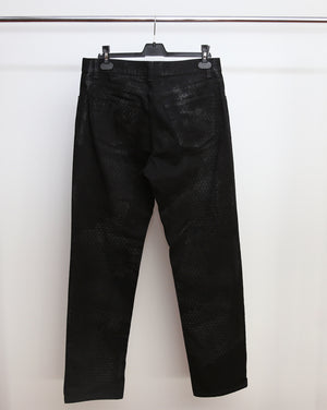 HELMUT LANG SS03 MELTED RUBBER JEANS 34