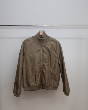 DAMAGED HELMUT LANG POLY BOMBER 46