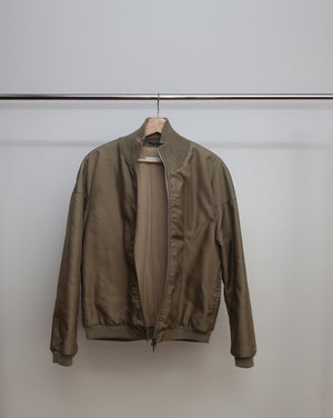 DAMAGED HELMUT LANG POLY BOMBER 46