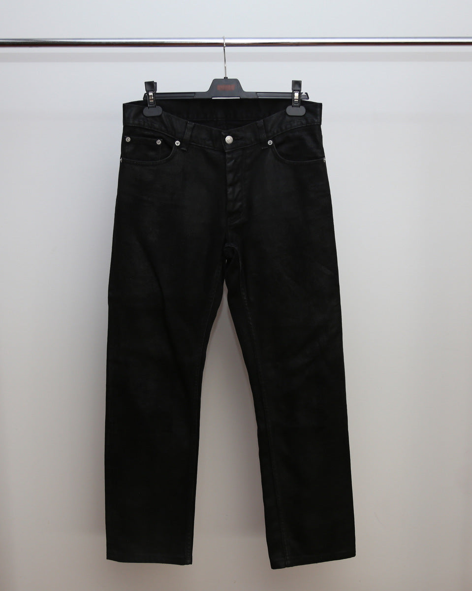 HELMUT LANG PLASTIC COATED DENIM 31