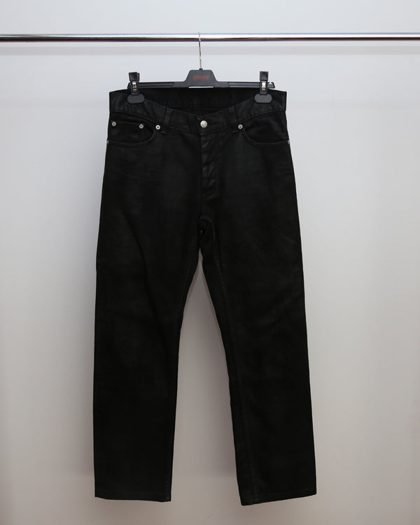 HELMUT LANG PLASTIC COATED DENIM 31