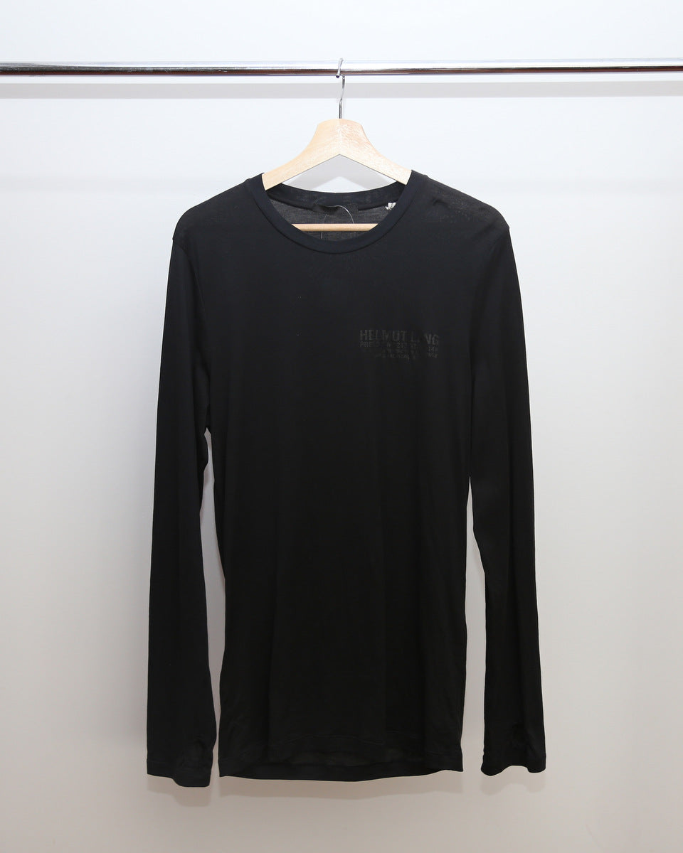 HELMUT LANG 04 STAFF BACKSTAGE LONG SLEEVE XL