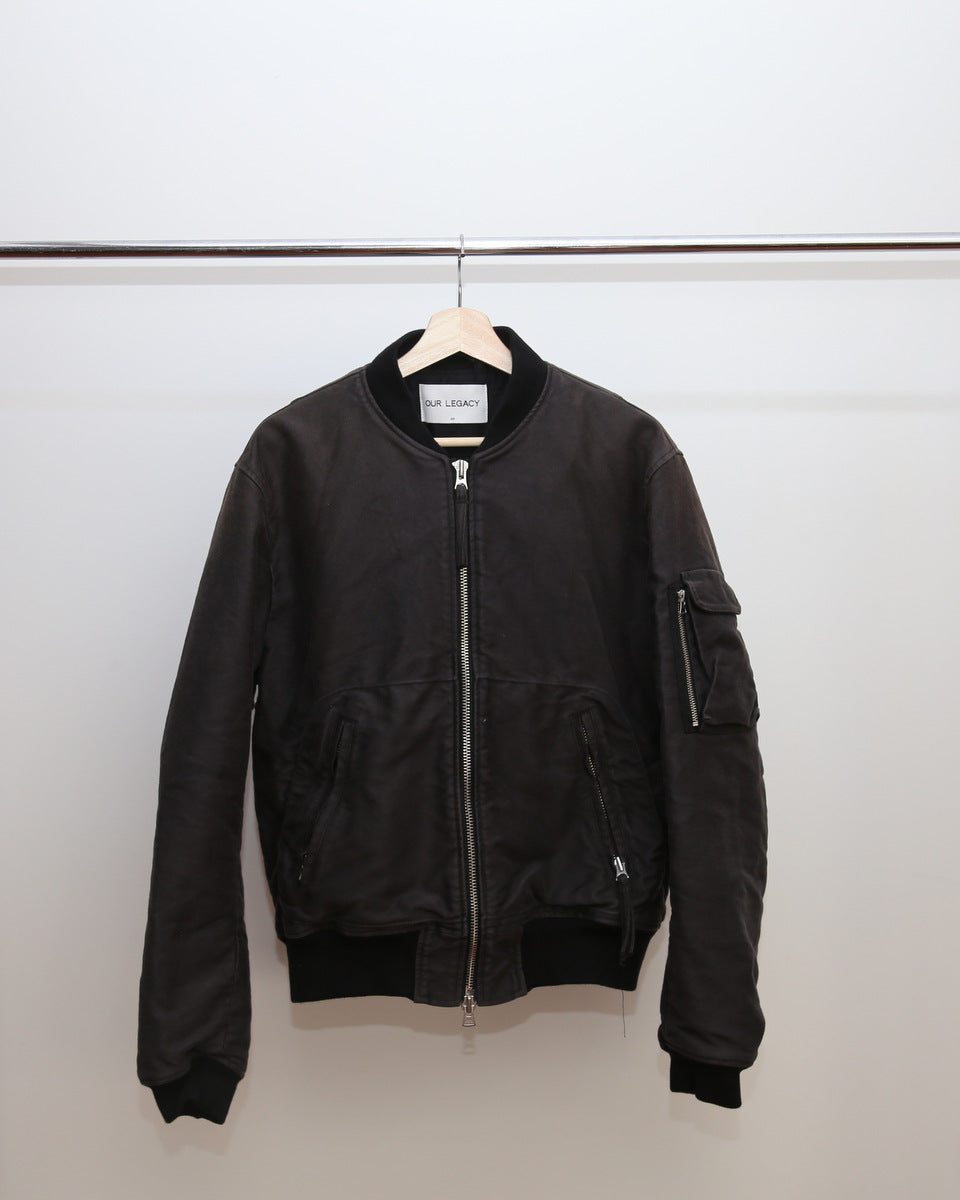 OUR LEGACY AW15 DISTRESSED COTTON BOMBER 48