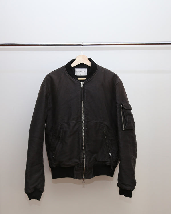 OUR LEGACY AW15 DISTRESSED COTTON BOMBER 48