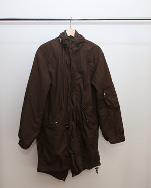 YOHJI YAMAMOTO Y'S BROWN FISHTAIL PARKA 1