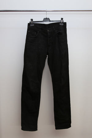 HELMUT LANG SS03 MELTED RUBBER JEANS 30