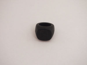 Number (N)ine Black Rubber Ring AW05