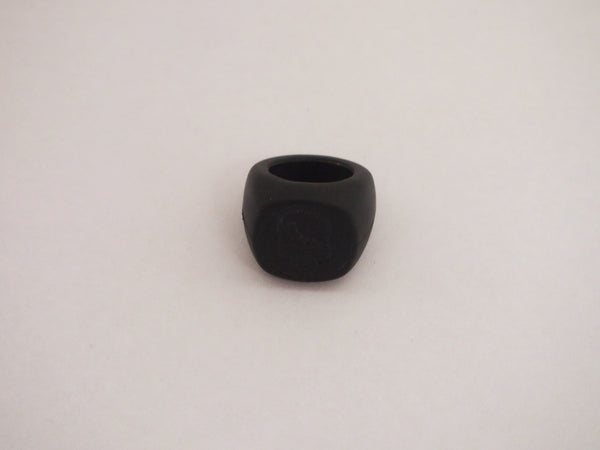 Number (N)ine Black Rubber Ring AW05