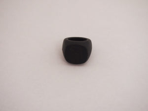 Number (N)ine Black Rubber Ring AW05