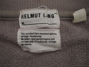 HELMUT LANG LOOPWHEEL RAGLAN SWEATSHIRT M