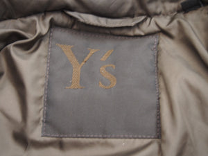 YOHJI YAMAMOTO Y'S BROWN FISHTAIL PARKA 1