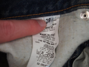HELMUT LANG PAINTER JEANS 28 (ALTERED)
