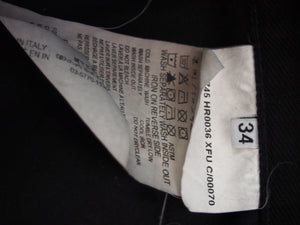 HELMUT LANG SS03 MELTED RUBBER JEANS 34