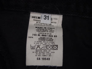 HELMUT LANG PLASTIC COATED DENIM 31