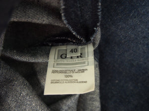 Helmut Lang Denim Dress with Rubber accent and twist seam 97-98 40