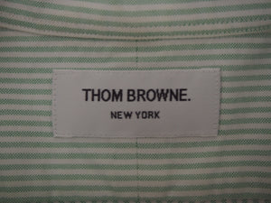 Thom Browne Green Stripe Oxford AW14 3