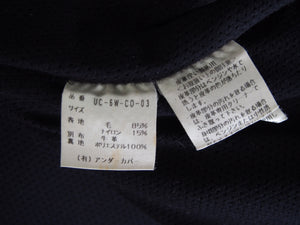 Undercover Wool Coat with Leather Details AW96