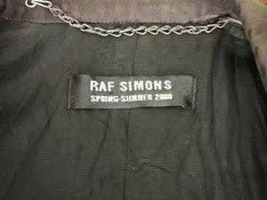 Raf Simons One Button Cotton Blazer SS00 46