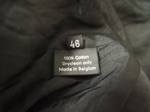 Raf Simons One Button Cotton Blazer SS00 46