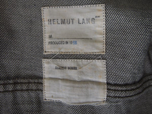 Helmut Lang Classic Black Denim Jacket 1998 50
