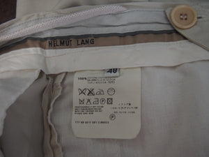 Helmut Lang Beige Shorts 48