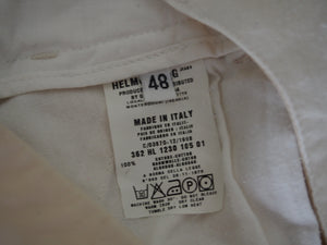 Helmut Lang Cream Shorts 1999 48
