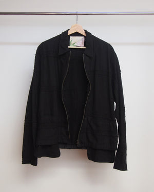 By Walid Patchwork Zip Up Jacket M