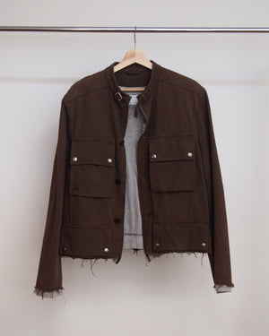 Hussein Chalayan Distressed Moto Jacket 04 50
