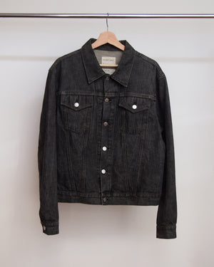 Helmut Lang Classic Black Denim Jacket 1998 50