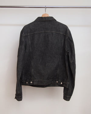 Helmut Lang Classic Black Denim Jacket 1998 50