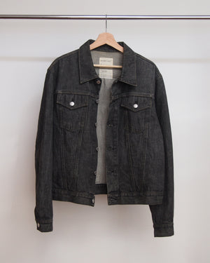 Helmut Lang Classic Black Denim Jacket 1998 50