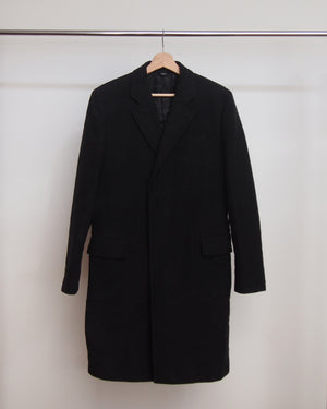 Helmut Lang Moleskin Long Coat  46