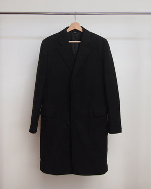 Helmut Lang Moleskin Long Coat  46