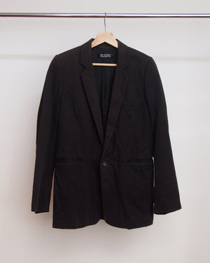 Raf Simons One Button Cotton Blazer SS00 46