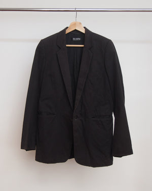 Raf Simons One Button Cotton Blazer SS00 46