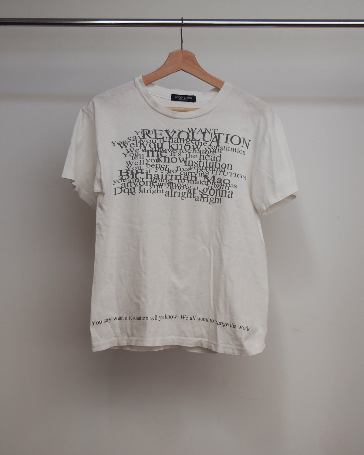 Undercover 90's 'The Beatles' Lyrics Tee