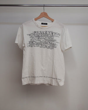 Undercover 90's 'The Beatles' Lyrics Tee