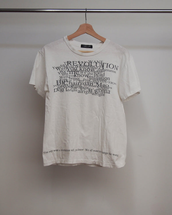 Undercover 90's 'The Beatles' Lyrics Tee